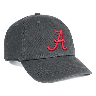 Men's '47 Charcoal Alabama Crimson Tide Clean Up Adjustable Hat