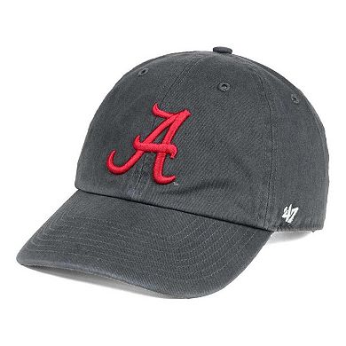 Alabama Crimson Tide '47 Clean Up Adjustable Hat - Charcoal