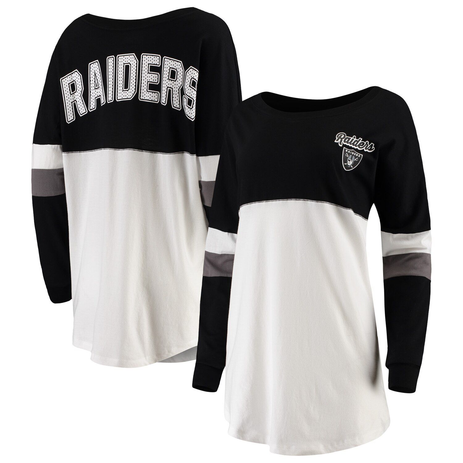 oakland raiders long sleeve jersey