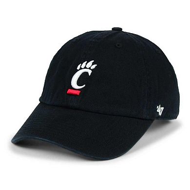 Cincinnati Bearcats '47 Clean Up Adjustable Hat - Black