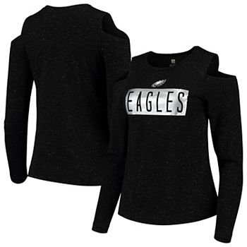 Philadelphia Eagles Juniors Foil T-Shirt - Black