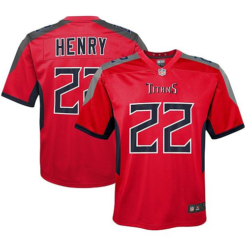 Youth Nike Derrick Henry Red Tennessee Titans Inverted ...
