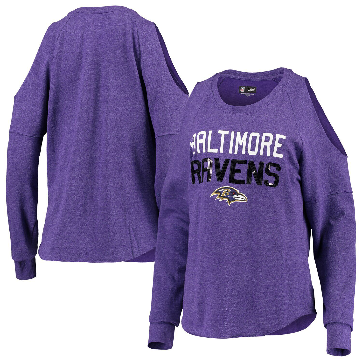 women's long sleeve ravens shirt