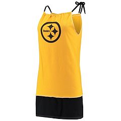 Girls Infant Black/Gold Pittsburgh Steelers Cheer Captain Jumper Dress