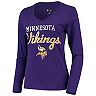 Women's G-III 4Her by Carl Banks Purple Minnesota Vikings Post Season ...