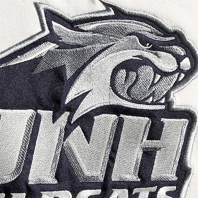 Men's Colosseum Cream New Hampshire Wildcats 2.0 Lace-Up Pullover Hoodie