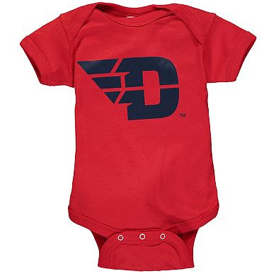Infant Red Dayton Flyers Big Logo Bodysuit