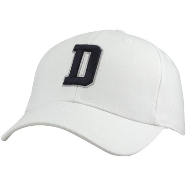 Dallas Cowboys D Flex Hat - White