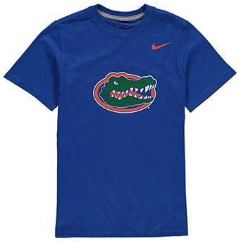 Youth Nike Royal Florida Gators Cotton Logo T-Shirt