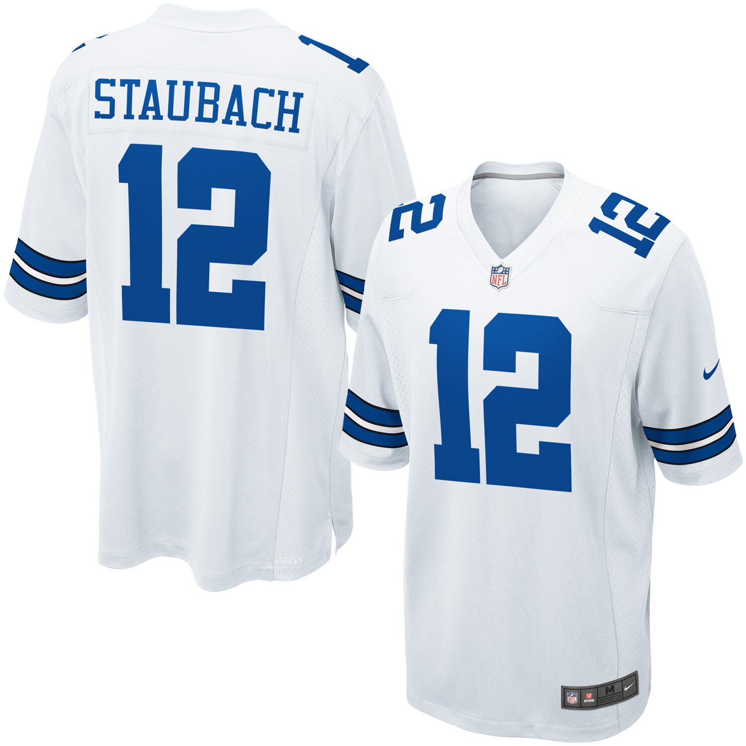 Men's Nike Roger Staubach White Dallas Cowboys Legends Replica Jersey