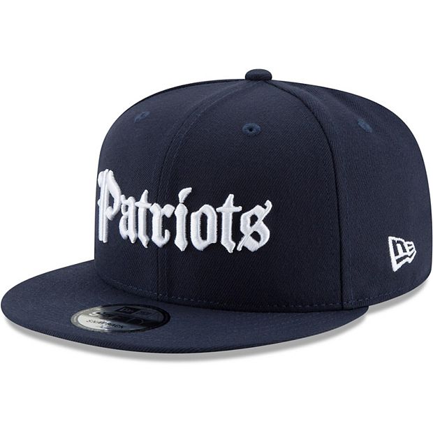 Men's New England Patriots New Era Navy Main Script 9FIFTY