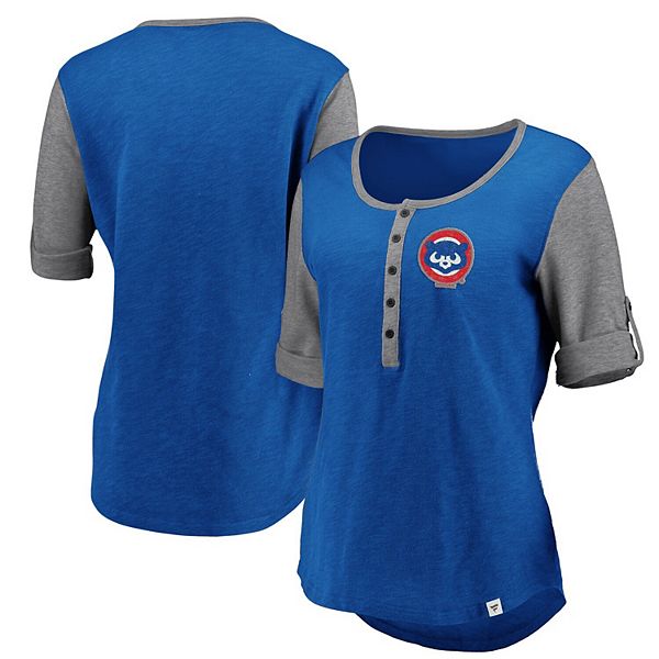 Men's Fanatics Branded Gray/Royal Chicago Cubs True Classics