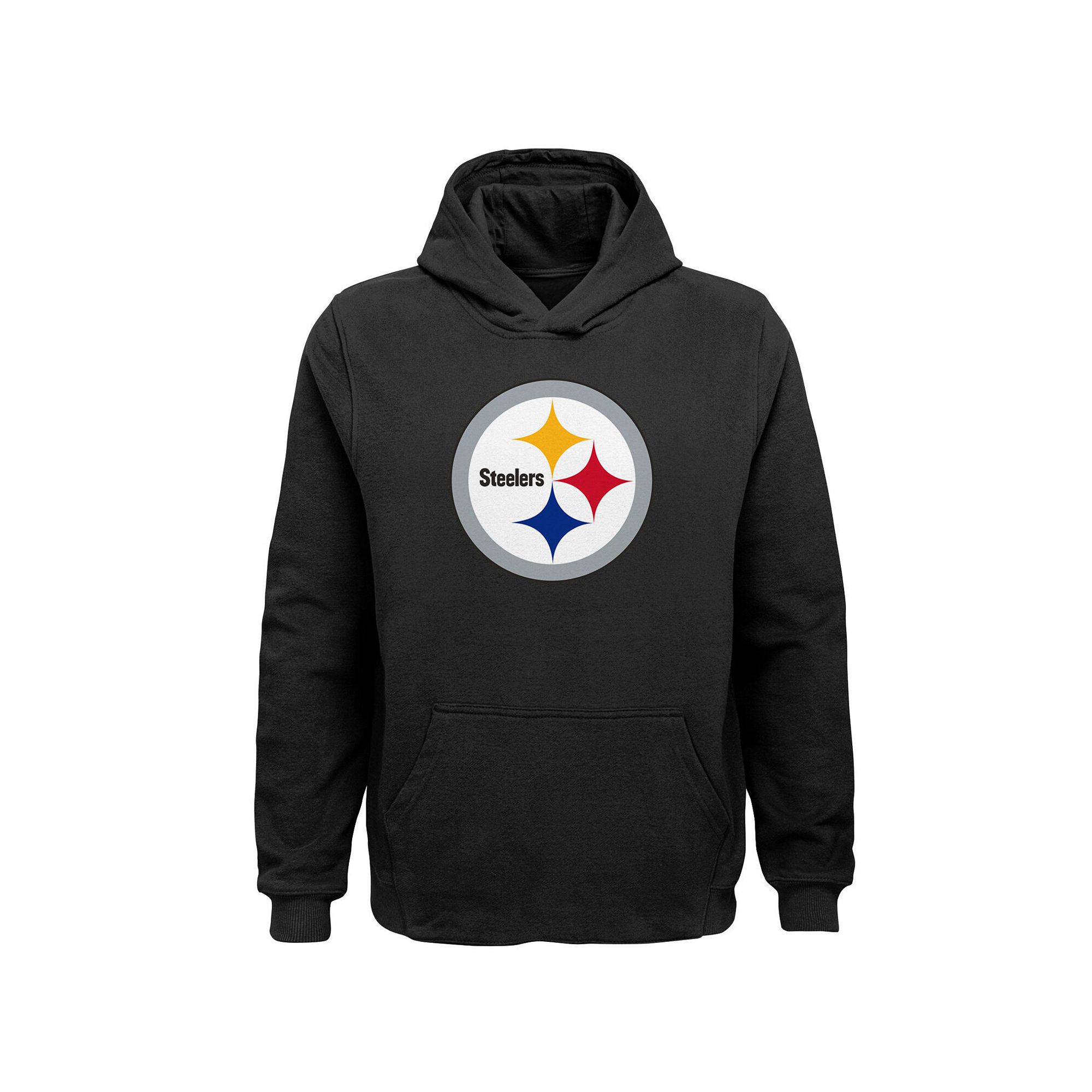 Toddler Black Pittsburgh Steelers Team Logo Pullover Hoodie, Toddler Boys,