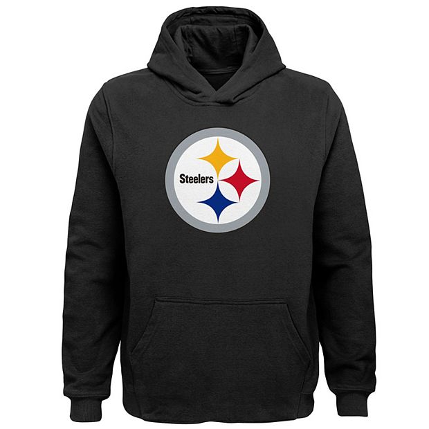 Toddler Black Pittsburgh Steelers Team Logo Pullover Hoodie