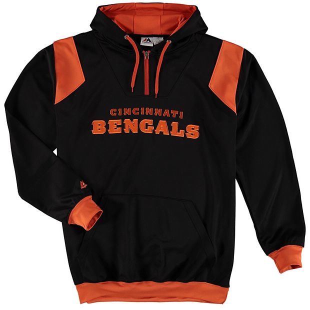 New Cincinnati Bengals Mens Big & Tall Sizes Black Full Zip Jacket Hoodie