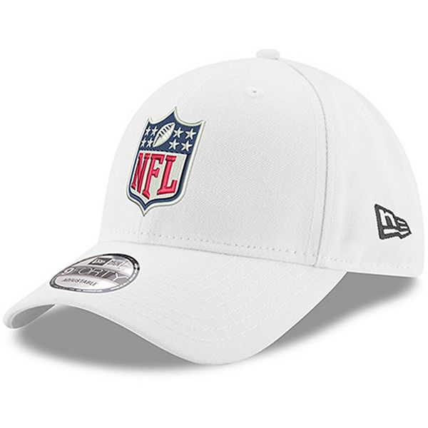 Men's New Era White NFL Shield Logo Original Fit 9FIFTY Adjustable Snapback  Hat