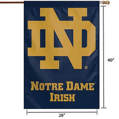 WinCraft Notre Dame Fighting Irish 28" x 40" Full Name Single-Sided Vertical Banner