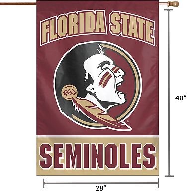 WinCraft Florida State Seminoles 28" x 40" Full Name Single-Sided Vertical Banner