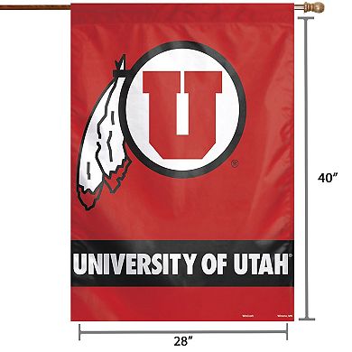 WinCraft Utah Utes 28" x 40" Full Name House Flag