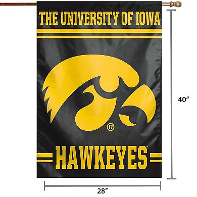 WinCraft Iowa Hawkeyes 28" x 40" Full Name Single-Sided Vertical Banner