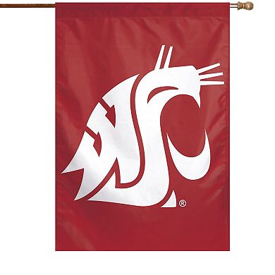 WinCraft Washington State Cougars 28" x 40" Big Logo Single-Sided Vertical Banner