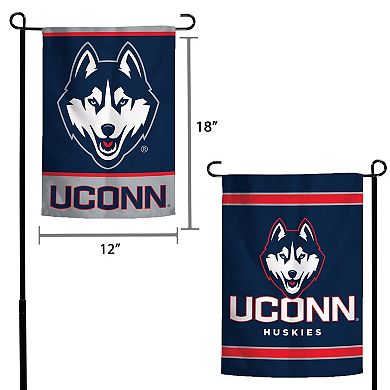 WinCraft UConn Huskies 12" x 18" Double-Sided Logo Garden Flag