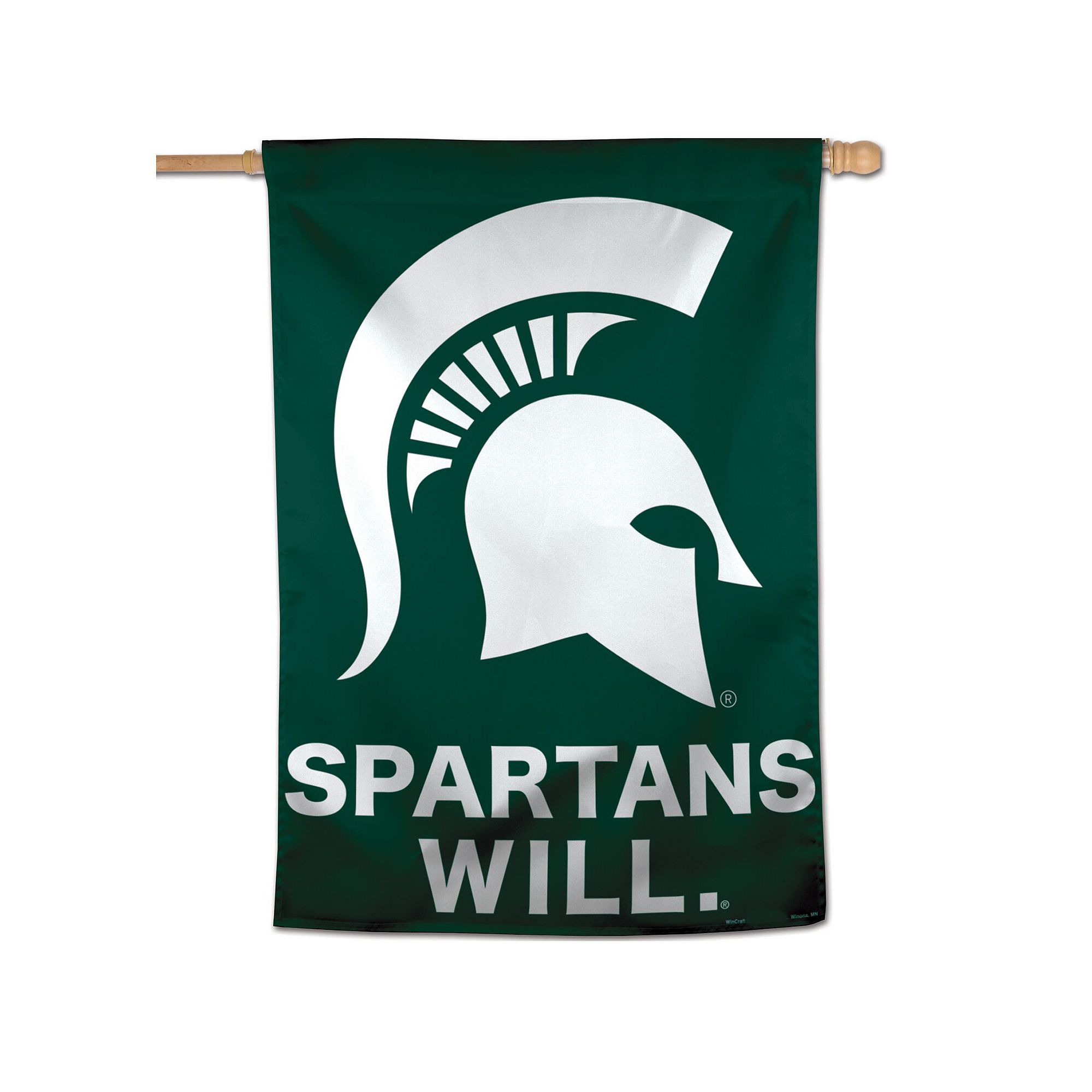 WinCraft Michigan State Spartans 28 x 40 Single-Sided Vertical Banner,