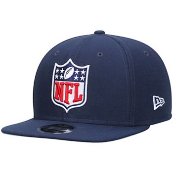 Mens New Era Navy Nfl Shield Logo Original Fit 9fifty Adjustable Snapback Hat