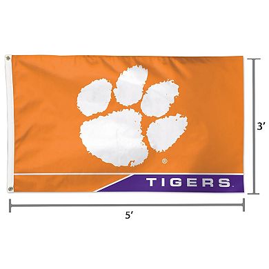 WinCraft Clemson Tigers Deluxe 3' x 5' One-Sided Flag