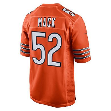 Youth Nike Khalil Mack Orange Chicago Bears Alternate Game Jersey