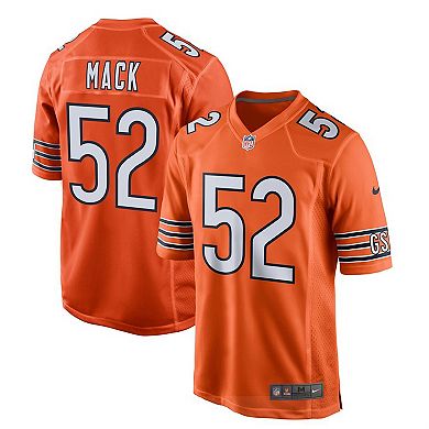 Youth Nike Khalil Mack Orange Chicago Bears Alternate Game Jersey