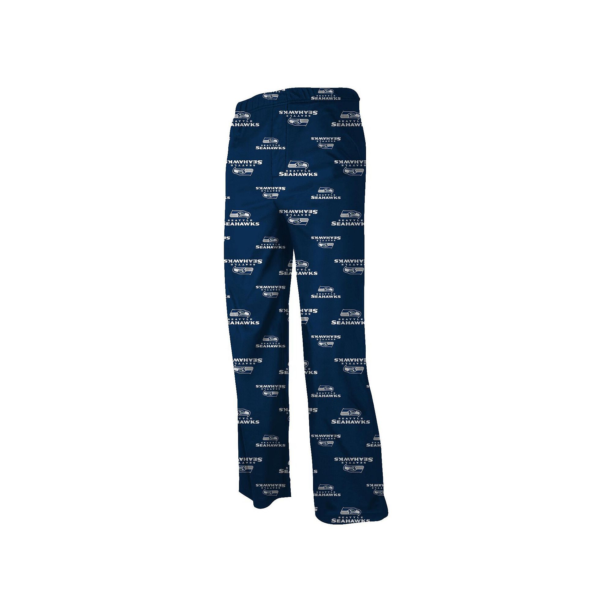 Seattle Seahawks Youth All Over Print Lounge Pants -College Navy, Boys, Si