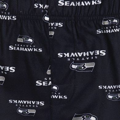 Seattle Seahawks Youth All Over Print Lounge Pants -College Navy