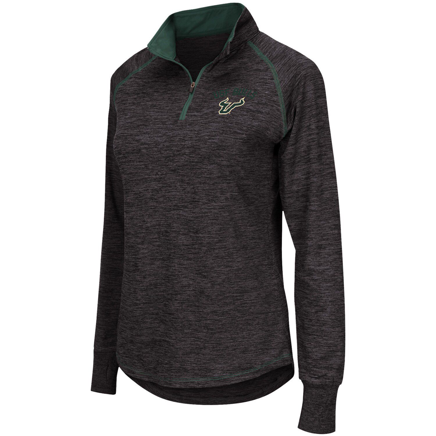 black quarter zip pullover women's