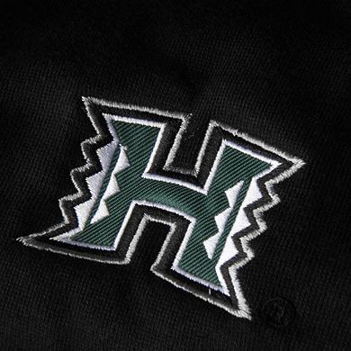Women's Stadium Athletic Black Hawaii Warriors Arched Name Full-Zip Hoodie