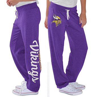Women's G-III 4Her by Carl Banks Purple Minnesota Vikings Scrimmage Fleece Pants