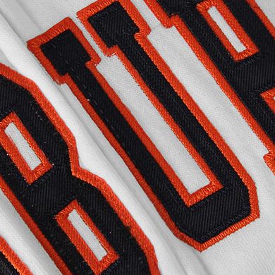 Women's Stadium Athletic White Auburn Tigers Arched Name Full-Zip Hoodie
