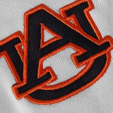 Women's Stadium Athletic White Auburn Tigers Arched Name Full-Zip Hoodie