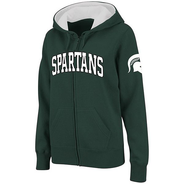 Women's Stadium Athletic Green Michigan State Spartans Arched Name Full ...
