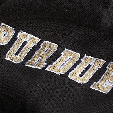 Youth Stadium Athletic Black Purdue Boilermakers Big Logo Pullover Hoodie