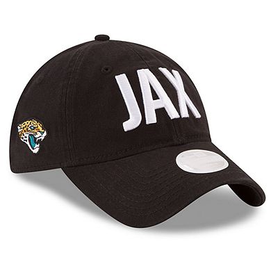 Women's New Era Black Jacksonville Jaguars Hometown 9TWENTY Adjustable Hat