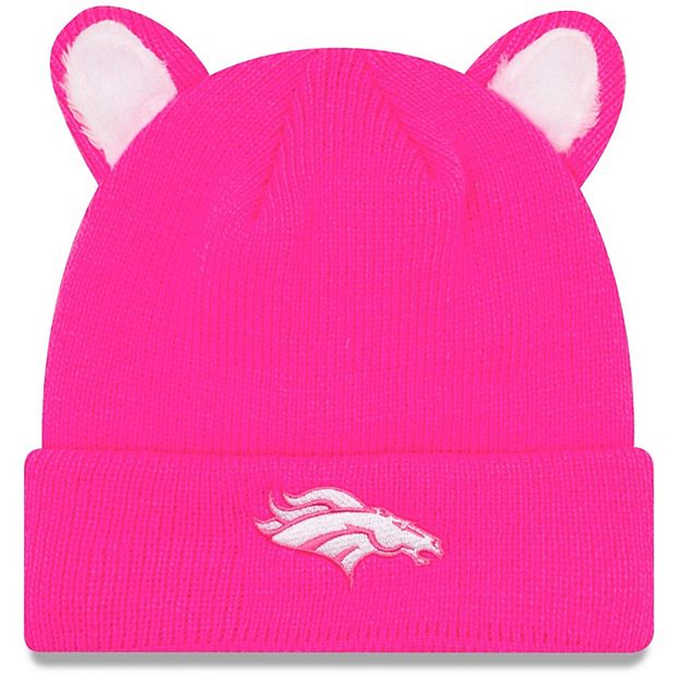 pink broncos hat