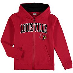 Men's Champion Black Louisville Cardinals Vault Logo Reverse Weave Pullover  Sweatshirt