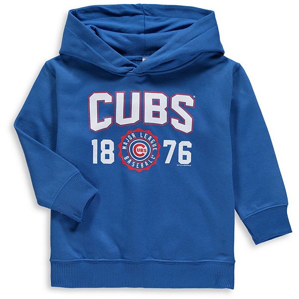Toddler Soft as a Grape Royal Chicago Cubs Fleece Pullover Hoodie