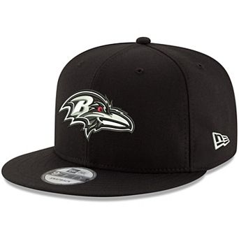 Men's New Era Black Baltimore Ravens B-Dub 9FIFTY Adjustable Hat
