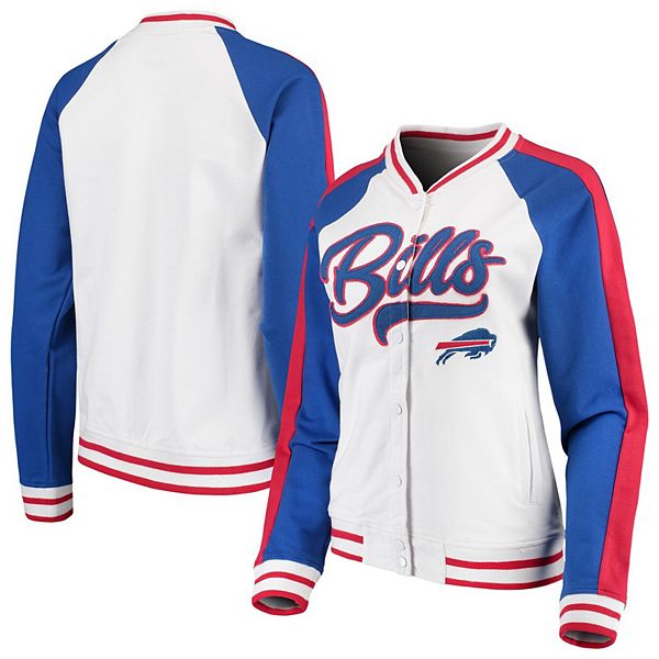 Lids Buffalo Bills The Wild Collective Women's Color Block Full-Zip Puffer  Jacket - Royal/White