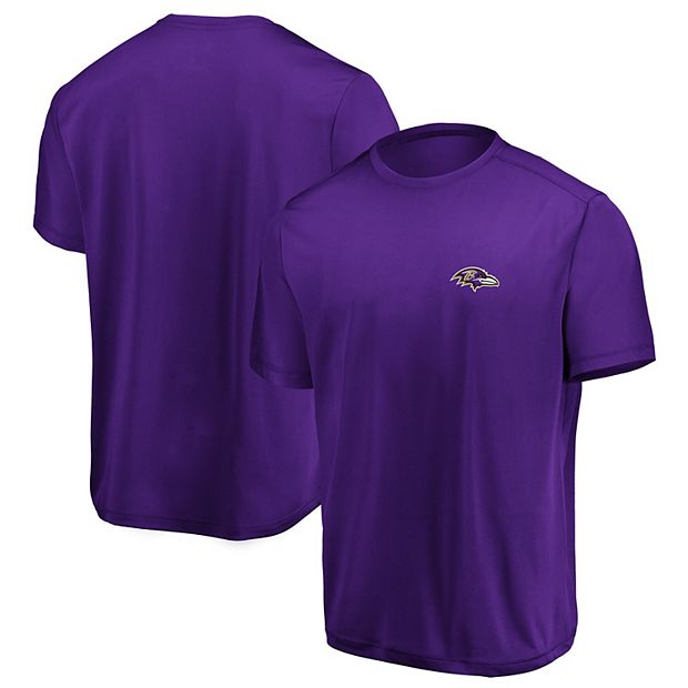 Men's Majestic Purple Baltimore Ravens Showtime Logo TX3 Cool