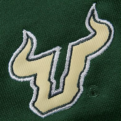 Women's Stadium Athletic Green South Florida Bulls Arched Name Full-Zip Hoodie