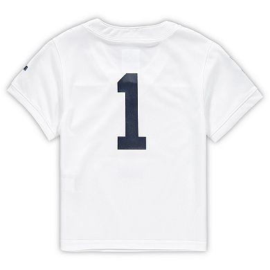 Toddler Nike #1 White Penn State Nittany Lions Untouchable Football Jersey