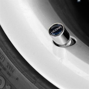 UConn Huskies Valve Stem Covers
